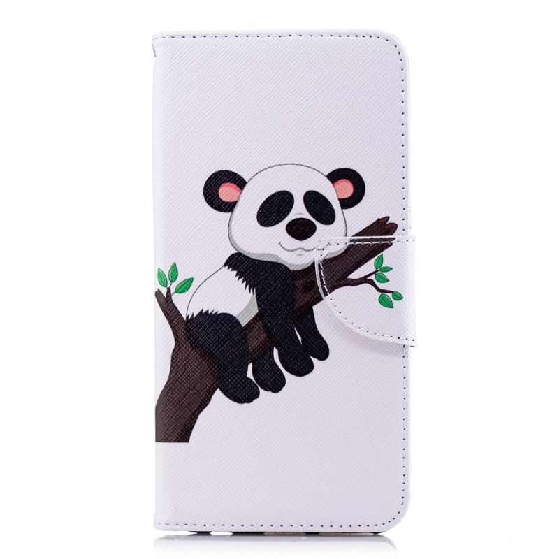 Etui Folio Huawei Y7 2018 Leniwa Panda