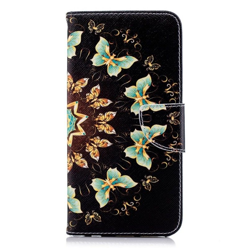 Etui Folio Huawei Y7 2018 Mandala Motyla