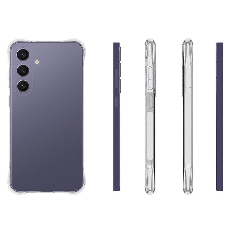 Etui Do Samsung Galaxy S25 Plus 5g Przezroczysty Wzmocniony Antypoślizgowy