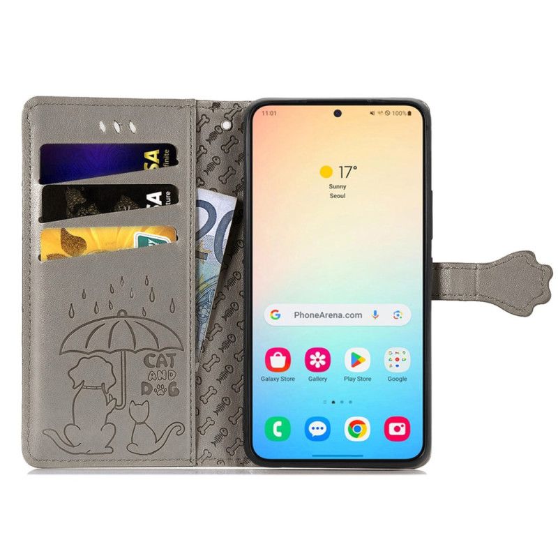 Etui Folio Do Samsung Galaxy S25 Plus 5g Animowane Zwierzęta