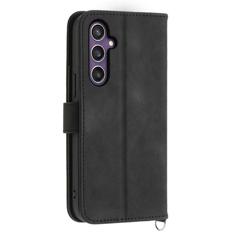 Etui Folio Do Samsung Galaxy S25 Plus 5g Kwiatowy Wzór I Paski