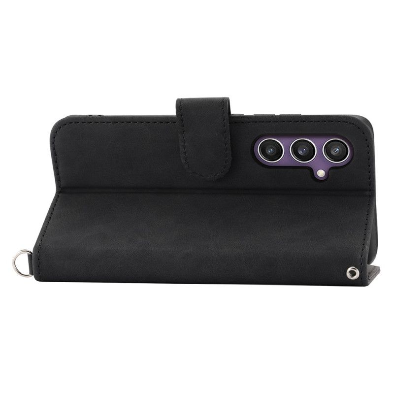 Etui Folio Do Samsung Galaxy S25 Plus 5g Kwiatowy Wzór I Paski