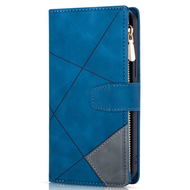 Etui Folio Do Samsung Galaxy S25 Plus 5g Portfel Z Geometrycznym Wzorem