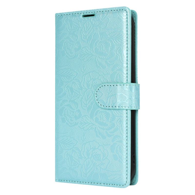 Etui Folio Samsung Galaxy S25 Plus 5g Kwiatowy Nadruk Z Paskiem