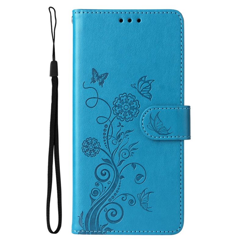 Etui Folio Samsung Galaxy S25 Plus 5g Małe Kwiaty Etui Ochronne