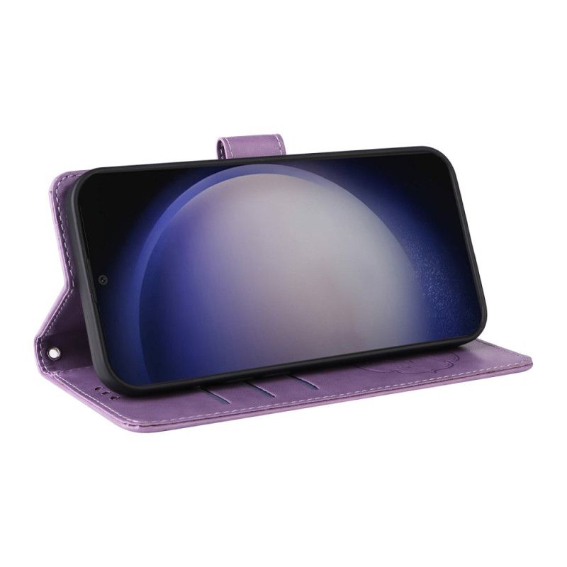 Etui Folio Samsung Galaxy S25 Plus 5g Małe Kwiaty Etui Ochronne