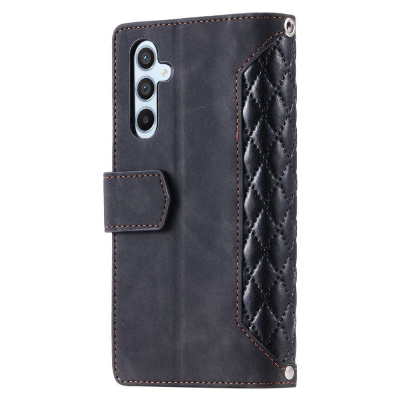 Etui Folio Samsung Galaxy S25 Plus 5g Portfel Pikowane Etui Ochronne