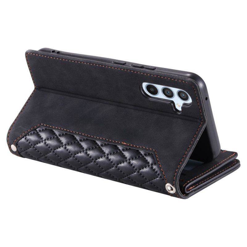 Etui Folio Samsung Galaxy S25 Plus 5g Portfel Pikowane Etui Ochronne
