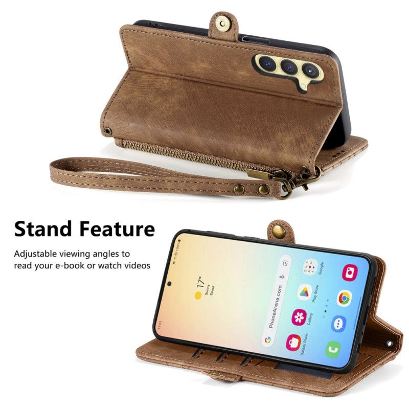 Etui Folio Samsung Galaxy S25 Plus 5g Portfel W Geometryczne Wzory Etui Ochronne