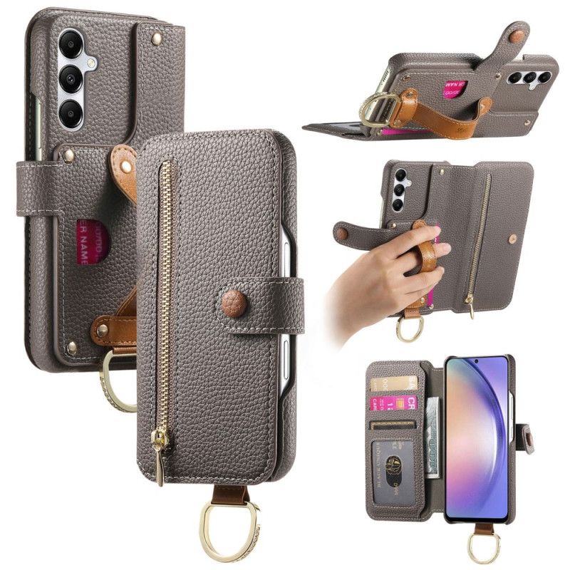 Etui Folio Samsung Galaxy S25 Plus 5g Portfel Z Zamkiem Etui Ochronne