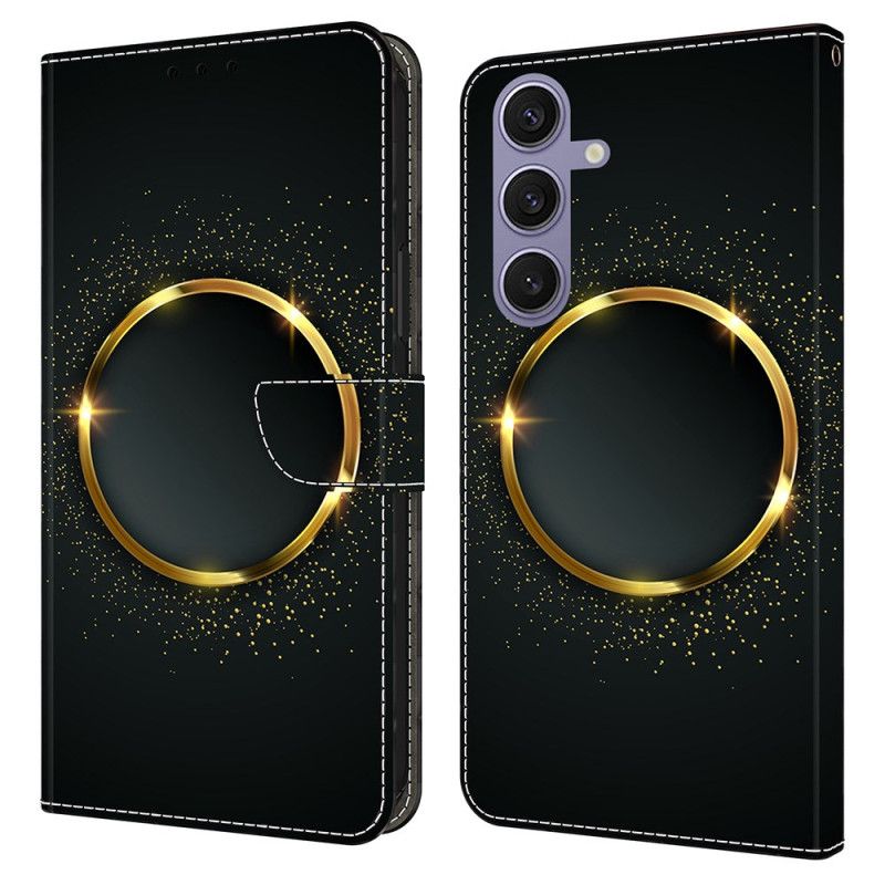 Etui Folio Samsung Galaxy S25 Plus 5g Złote Koło Etui Ochronne