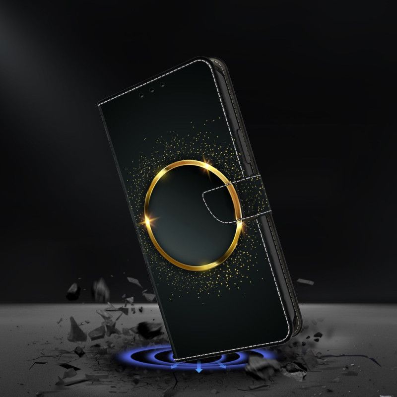 Etui Folio Samsung Galaxy S25 Plus 5g Złote Koło Etui Ochronne