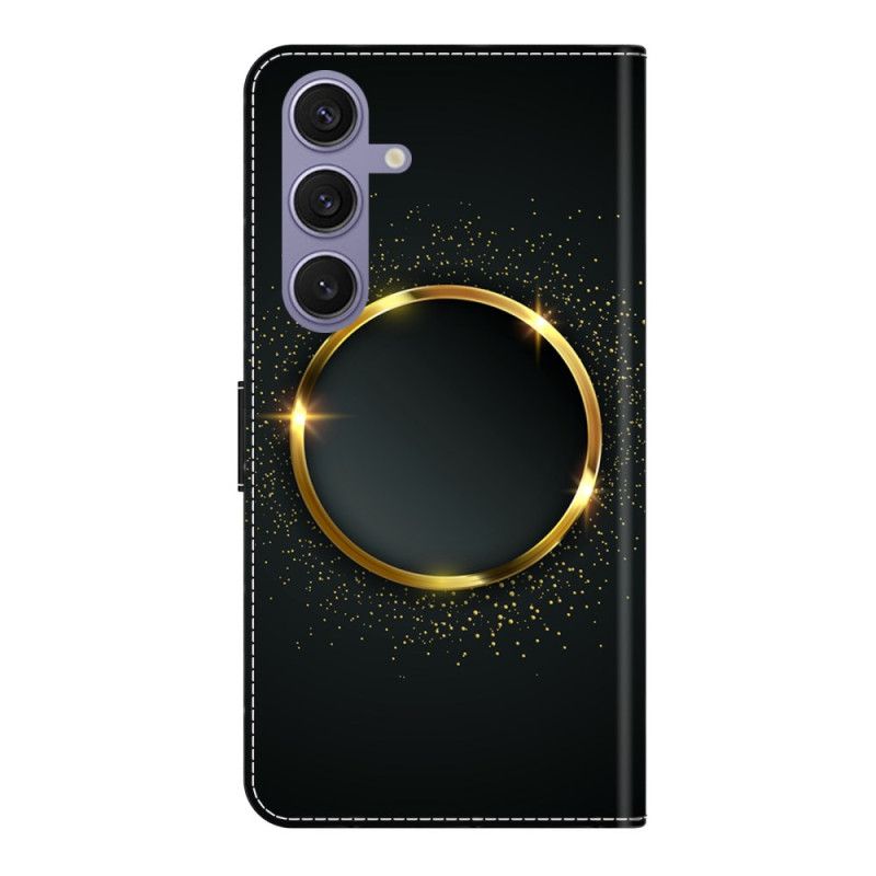 Etui Folio Samsung Galaxy S25 Plus 5g Złote Koło Etui Ochronne