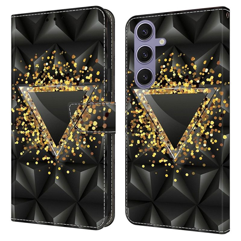 Etui Folio Samsung Galaxy S25 Plus 5g Złoty Trójkąt