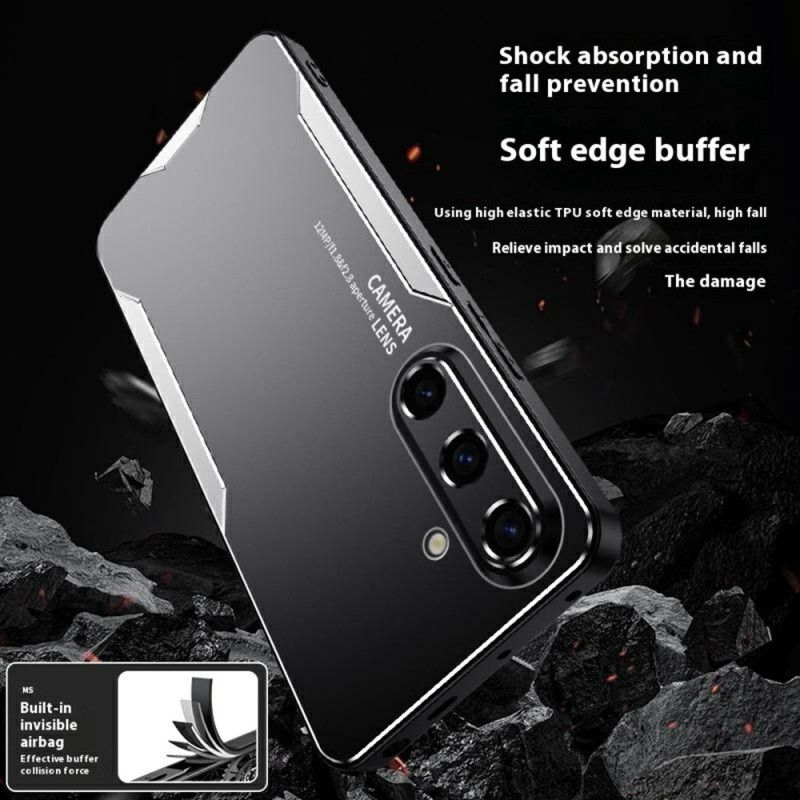 Etui Samsung Galaxy S25 Plus 5g Efekt Metalu Etui Ochronne
