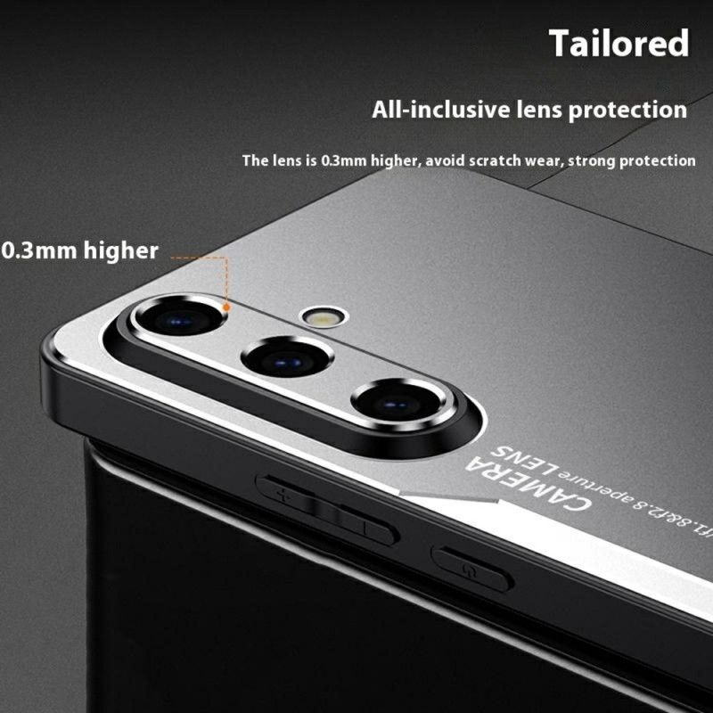 Etui Samsung Galaxy S25 Plus 5g Efekt Metalu Etui Ochronne