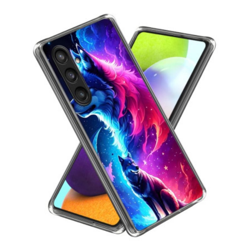 Etui Samsung Galaxy S25 Plus 5g Kolorowy Wilk Etui Ochronne