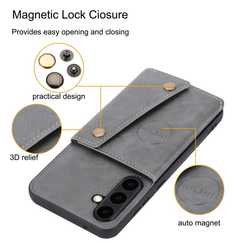 Etui Samsung Galaxy S25 Plus 5g Etui Na Karty Ze Sztucznej Skóry