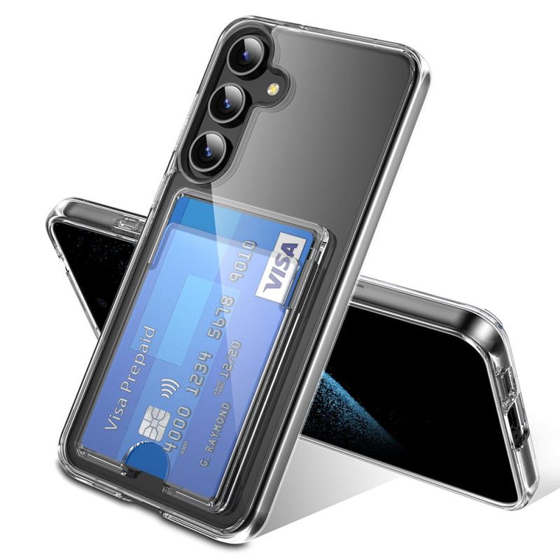 Etui Samsung Galaxy S25 Plus 5g Przezroczysty Uchwyt Na Karty Etui Ochronne
