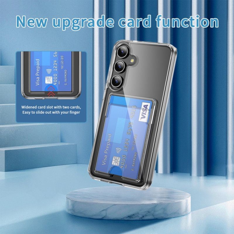 Etui Samsung Galaxy S25 Plus 5g Przezroczysty Uchwyt Na Karty Etui Ochronne