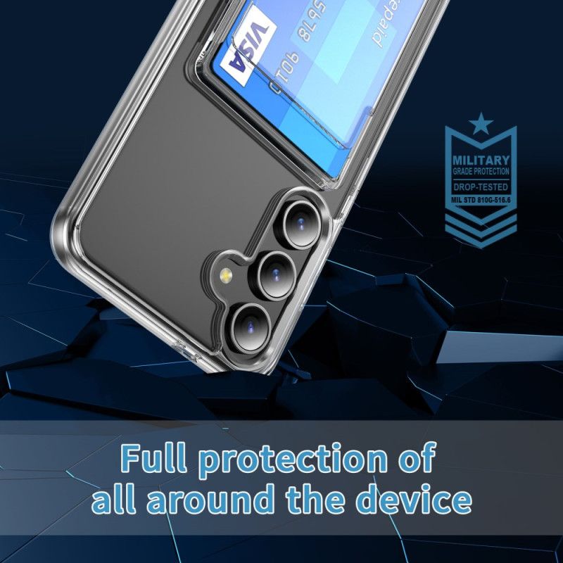 Etui Samsung Galaxy S25 Plus 5g Przezroczysty Uchwyt Na Karty Etui Ochronne