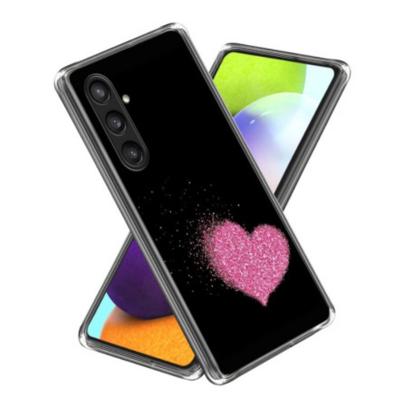 Etui Samsung Galaxy S25 Plus 5g Różowe Serce Etui Ochronne