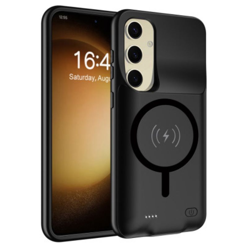 Etui Z Baterią 10000 Mah Do Samsunga Galaxy S25 Plus Z Zewnętrzną Ładowarką I Magnetycznym Mocowaniem