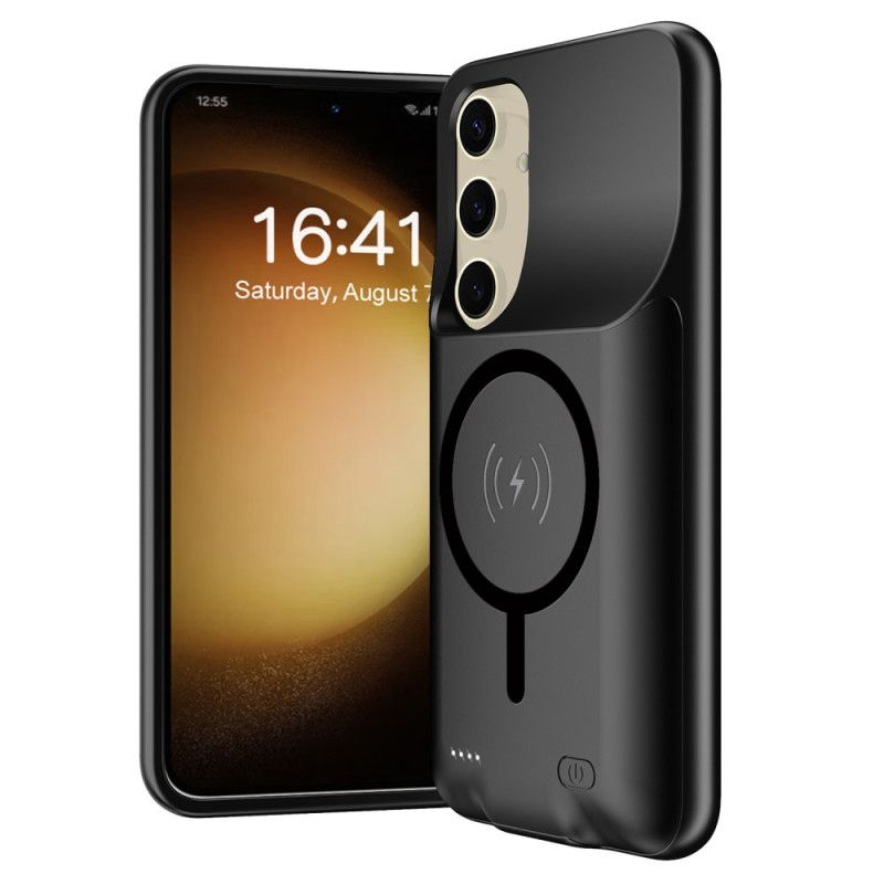Etui Z Baterią 10000 Mah Do Samsunga Galaxy S25 Plus Z Zewnętrzną Ładowarką I Magnetycznym Mocowaniem
