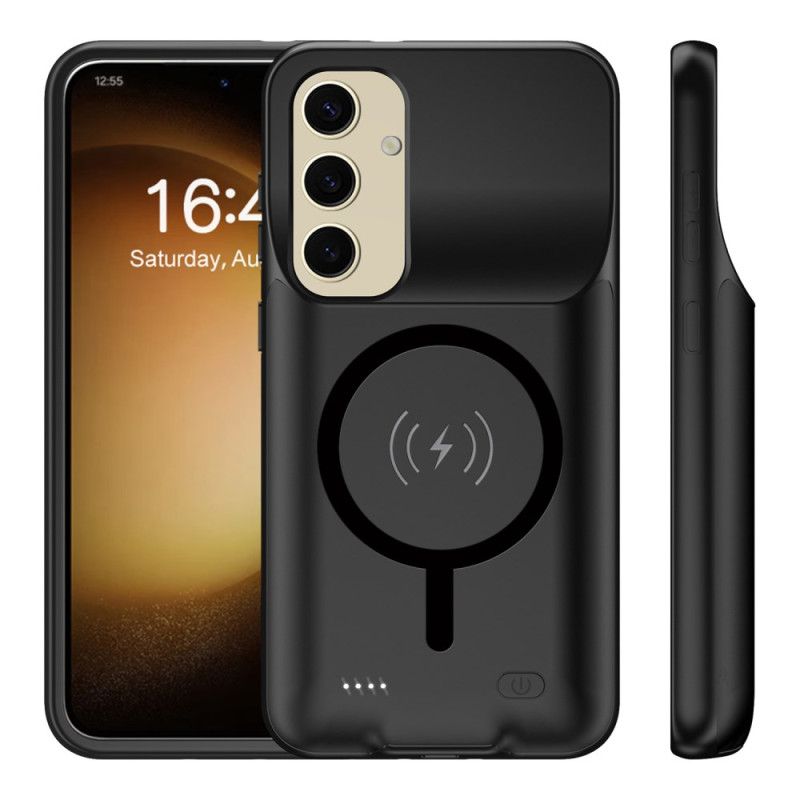 Etui Z Baterią 10000 Mah Do Samsunga Galaxy S25 Plus Z Zewnętrzną Ładowarką I Magnetycznym Mocowaniem