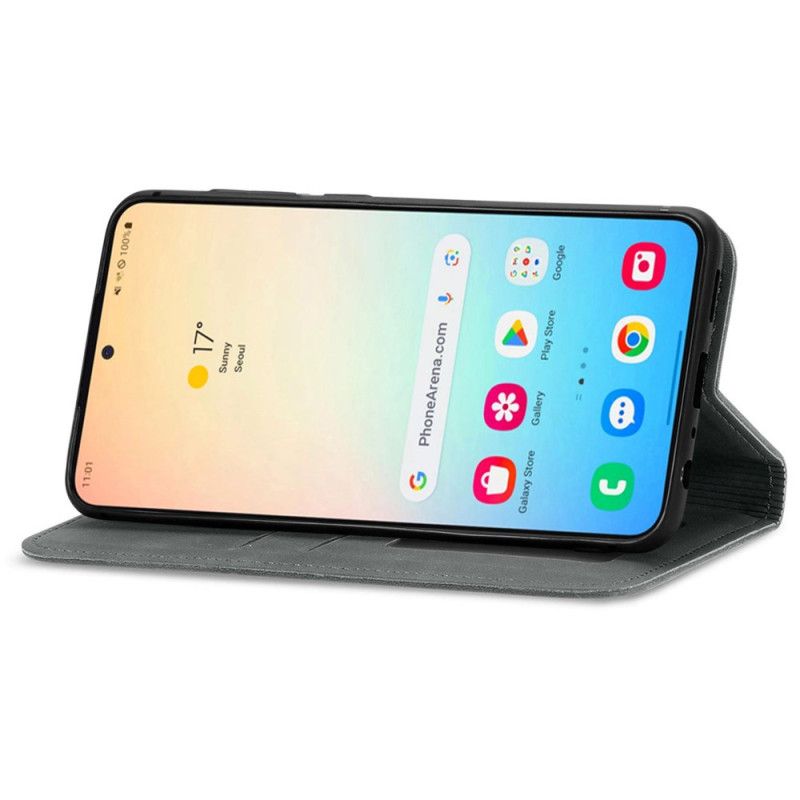 Flip Kotelot Samsung Galaxy S25 Plus 5g Etui Na Telefon Efekt Zamszu