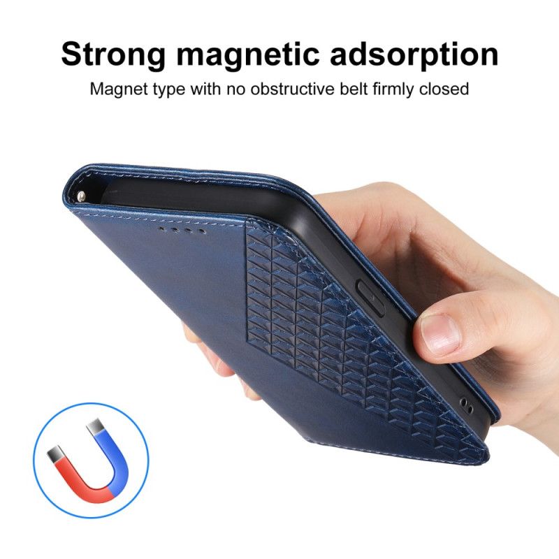 Flip Kotelot Samsung Galaxy S25 Plus 5g Faktura Skóry Cielęcej