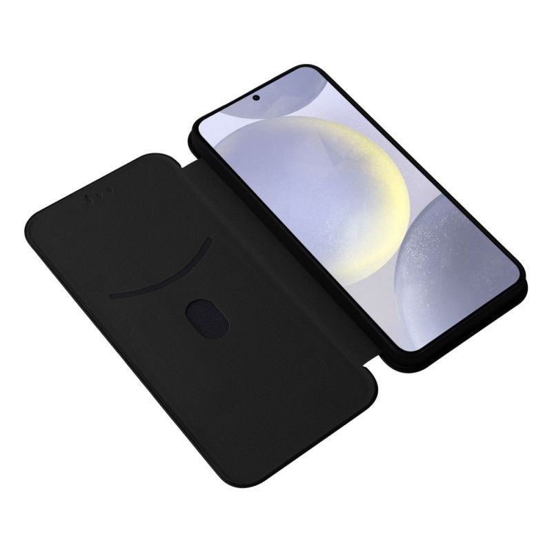 Flip Kotelot Samsung Galaxy S25 Plus 5g Włókno Węglowe Etui Ochronne