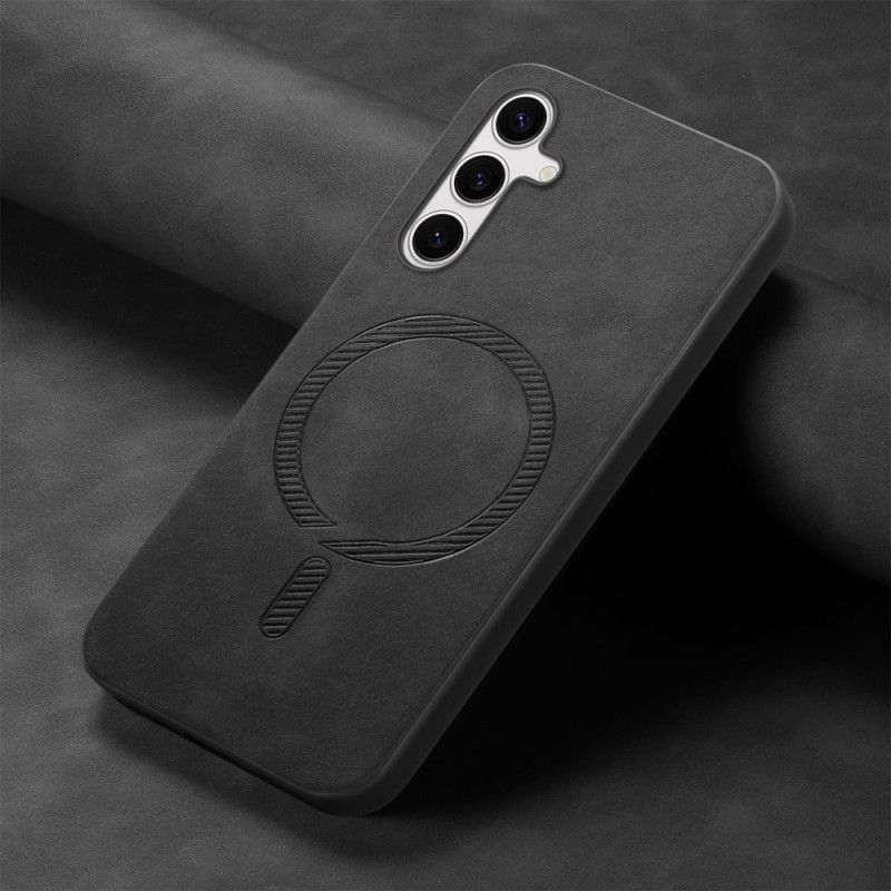 Futerały Samsung Galaxy S25 Plus 5g Etui Na Telefon Efekt Skóry Kompatybilny Z Magsafe