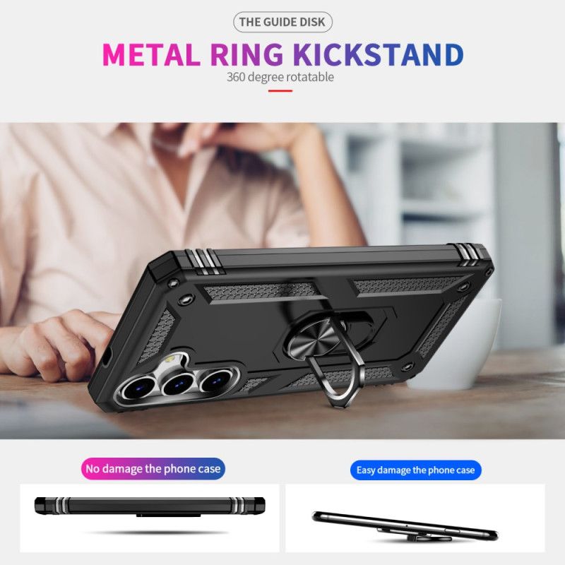 Futerały Samsung Galaxy S25 Plus 5g Etui Na Telefon Klasyczny Uchwyt Pierścieniowy