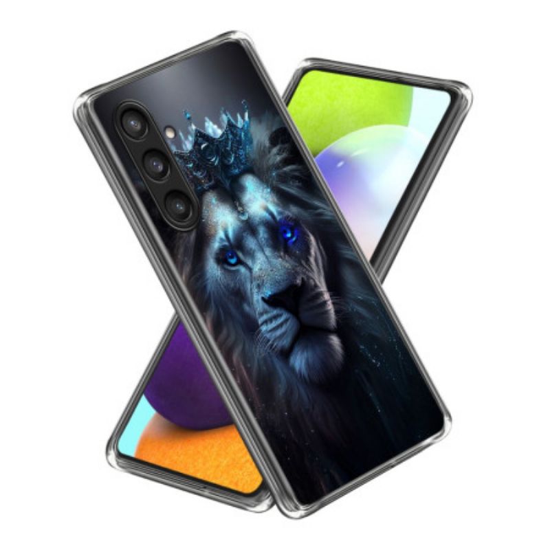 Futerały Samsung Galaxy S25 Plus 5g Etui Na Telefon Niebieski Lew