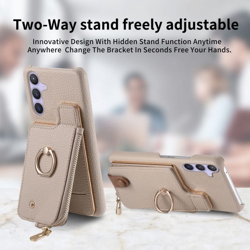 Futerały Samsung Galaxy S25 Plus 5g Etui Na Telefon Portfel Z Magnetyczną Podstawką