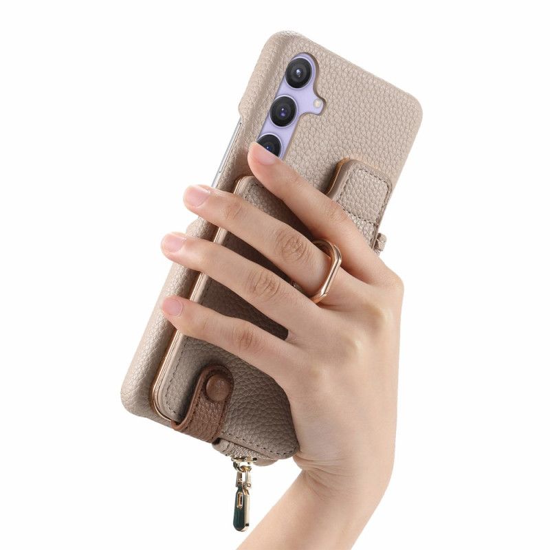 Futerały Samsung Galaxy S25 Plus 5g Etui Na Telefon Portfel Z Magnetyczną Podstawką