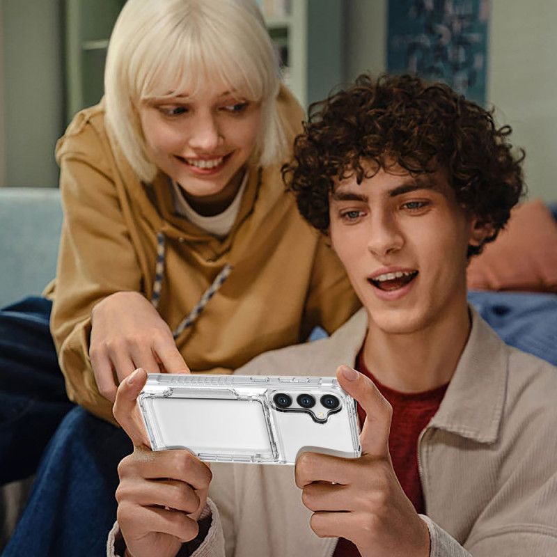 Futerały Samsung Galaxy S25 Plus 5g Etui Na Telefon Przezroczysty Uchwyt Na Karty