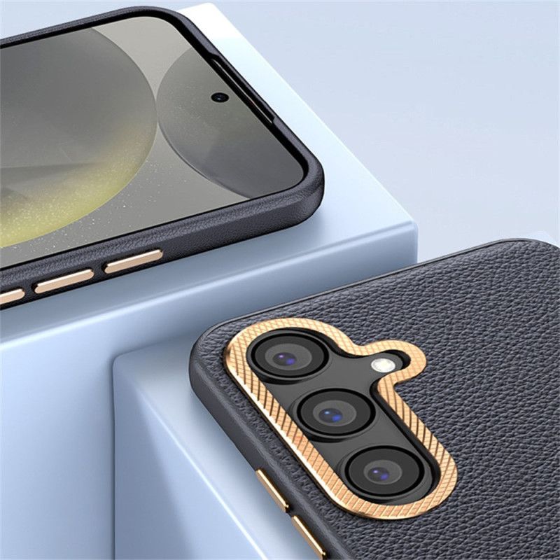 Futerały Samsung Galaxy S25 Plus 5g Etui Na Telefon Teksturowana Skóra Ekologiczna