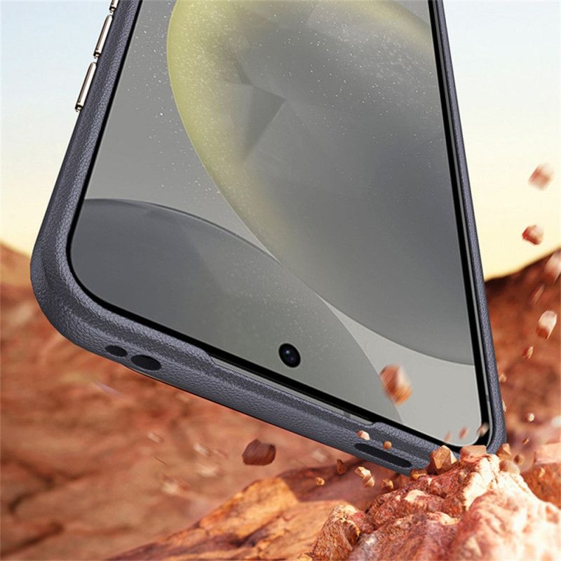 Futerały Samsung Galaxy S25 Plus 5g Etui Na Telefon Teksturowana Skóra Ekologiczna