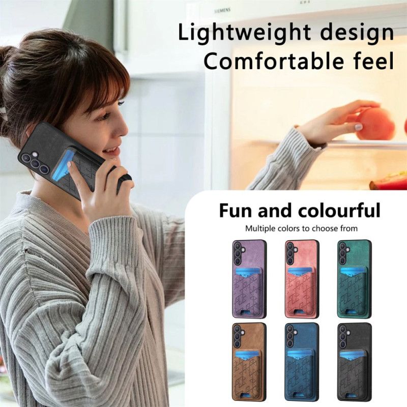 Futerały Samsung Galaxy S25 Plus 5g Etui Na Telefon Z Etui Na Karty I Podstawką