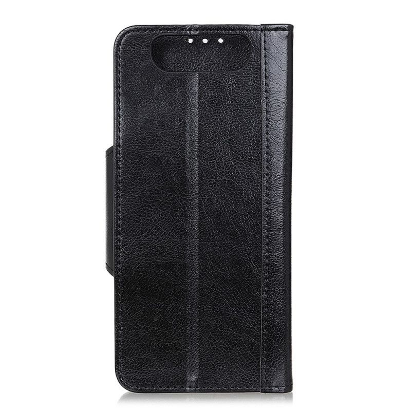 Etui Folio Samsung Galaxy A80 / A90 Zielony Czarny Zapięcie Eleganckie Ze Sztucznej Skóry