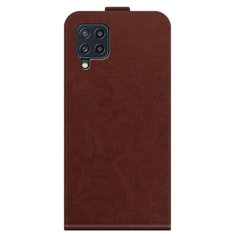 Etui Folio Do Samsung Galaxy M32 Pionowa Klapka Z Efektem Skóry