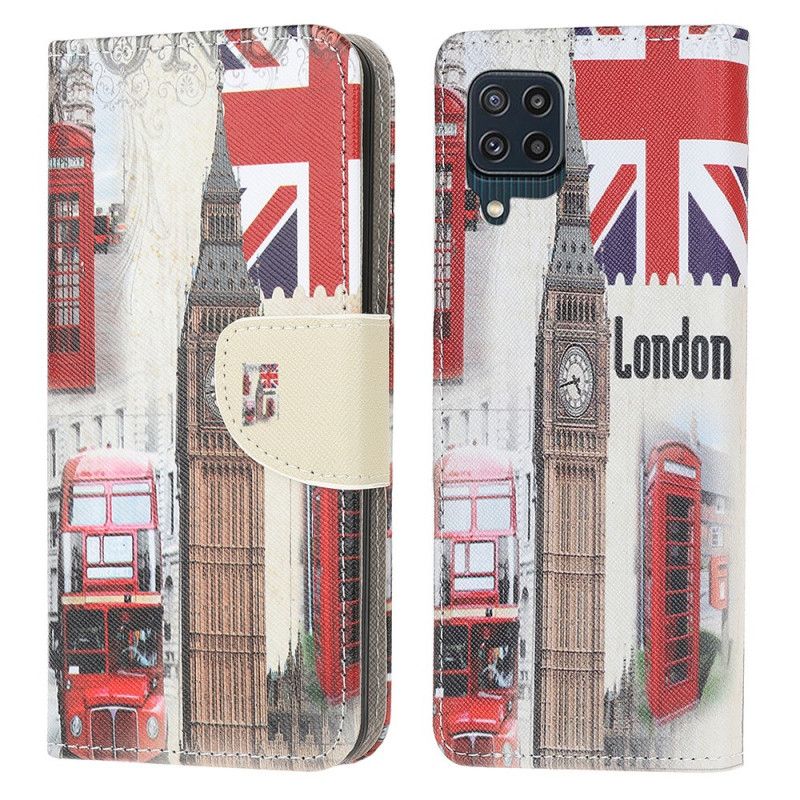 Etui Folio Samsung Galaxy M32 Londyn Życie Etui Ochronne