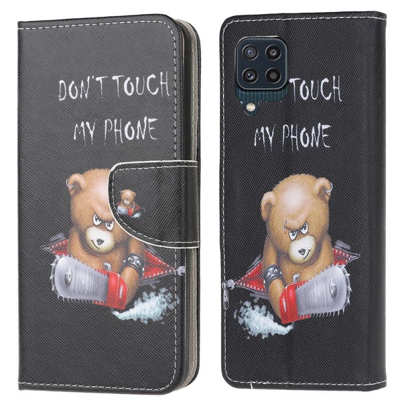 Etui Folio Samsung Galaxy M32 Niebezpieczny Niedźwiedź
