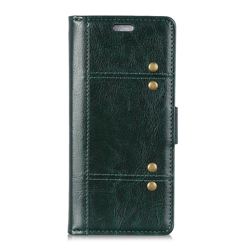 Etui Folio Samsung Galaxy J4 Plus Efekt Antycznej Skóry Etui Ochronne