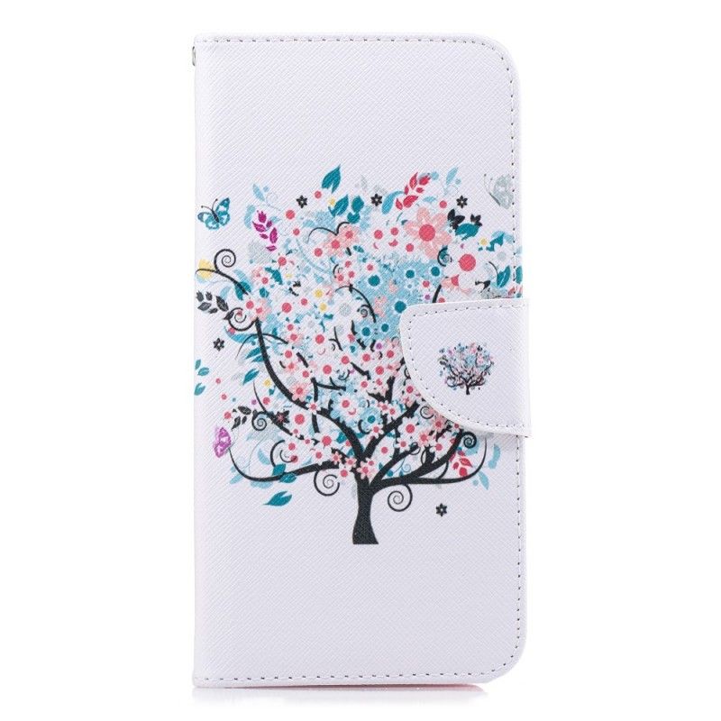 Etui Folio Samsung Galaxy J4 Plus Kwitnące Drzewo Etui Ochronne