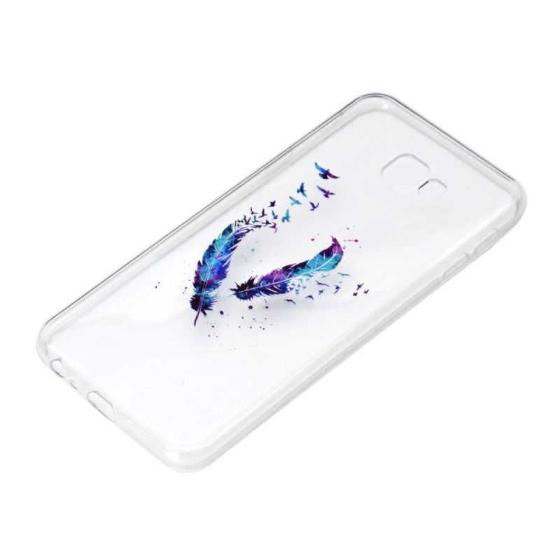 Etui Samsung Galaxy J4 Plus Przezroczyste Pióro