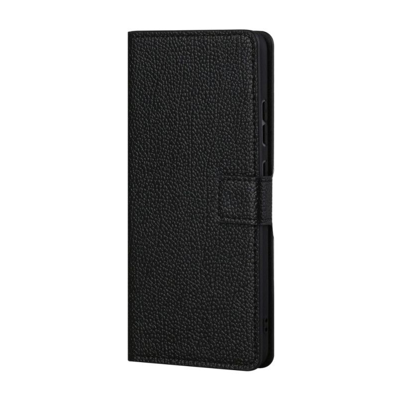 Etui Folio Samsung Galaxy S21 Plus 5G Efekt Skóry Licowej Liczi Etui Ochronne