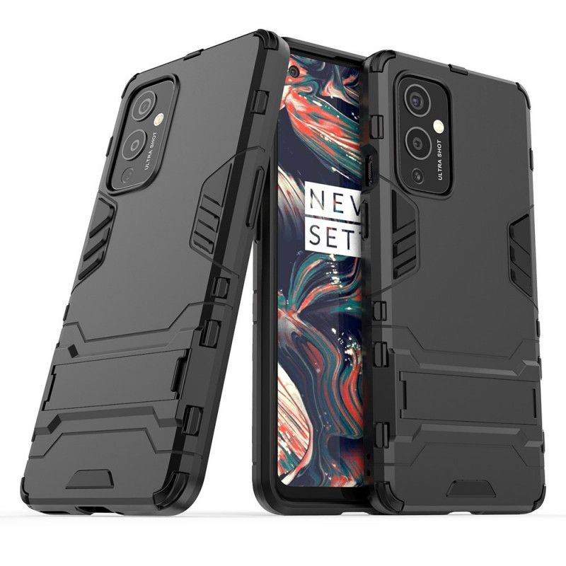 Etui OnePlus 9 Czerwony Czarny Ultra Odporny Z Podpórką